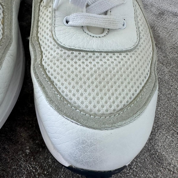 Chanel Leather And Meshed Runners in Black & White Size 43. - Picture 4 of 7